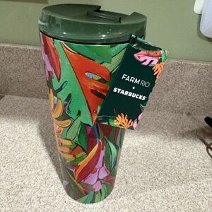 Starbucks Farm Rio Floral Tumbler nwt